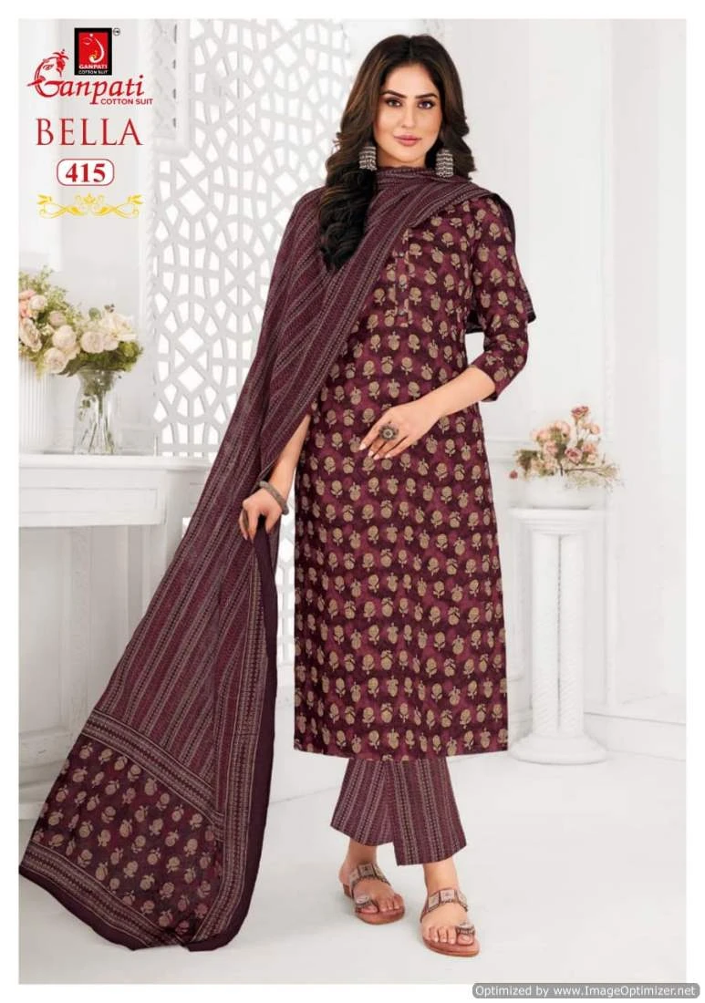 Ganpati Bella Vol 4 Cotton Wholesale Readymade Salwar Suit Catalog — Wholesale Salwar Suits, Ganpati wholesale from Surat - Gallery Image 10